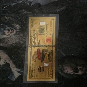 Fast And Furious Gold Novelty Foil